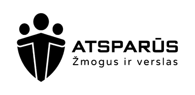 Projektas "ATSPARŪS: žmogus ir verslas" logotipas