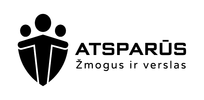 Projektas "ATSPARŪS: žmogus ir verslas" logotipas