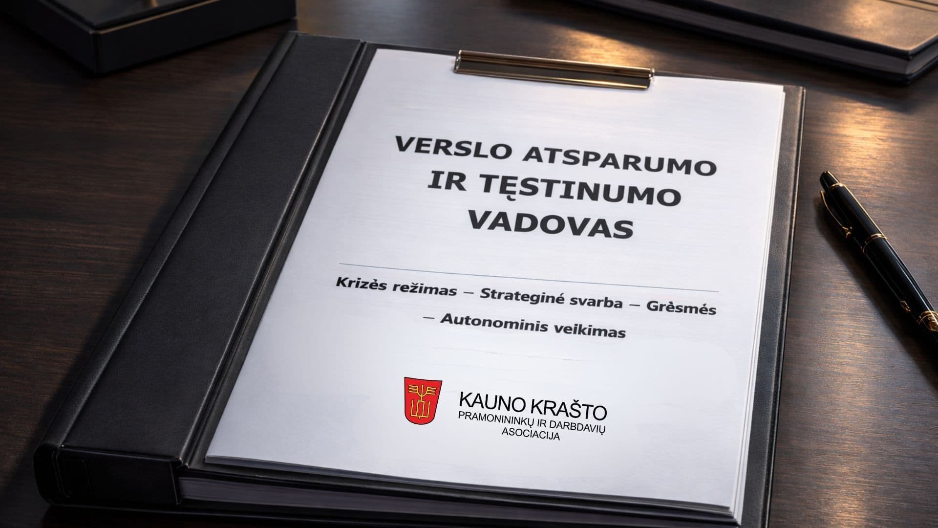 Verslo atsparumo ir tęstinumo vadovas